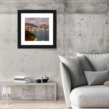 Sarandë Bay at Dusk Wall Art