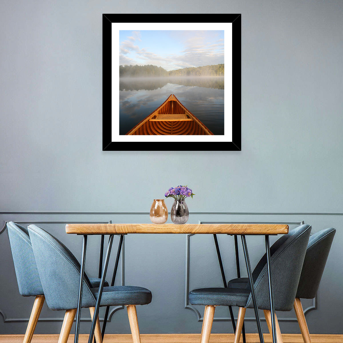Cedar Canoe on Lake Ontario Wall Art