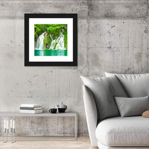 Plitvice Waterfall Wall Art