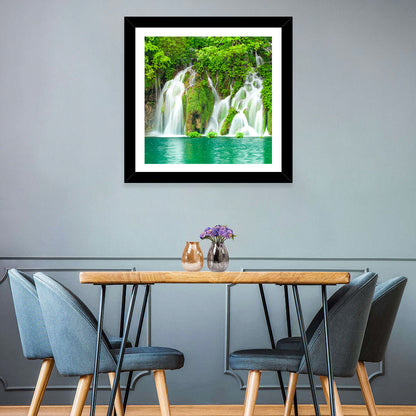 Plitvice Lakes Cascades Wall Art