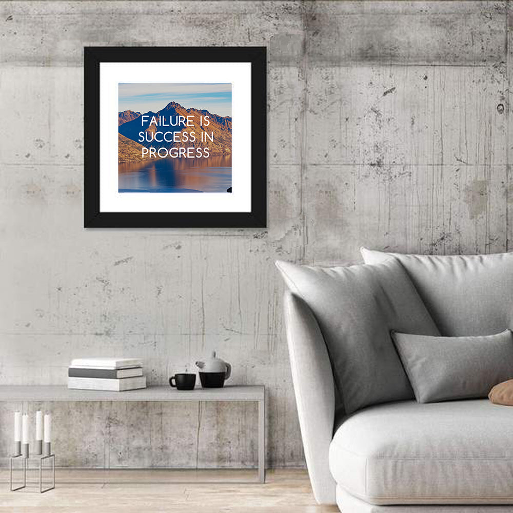 Failure Is Success in Progress Wall Art