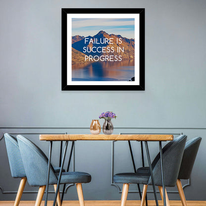Failure Is Success in Progress Wall Art