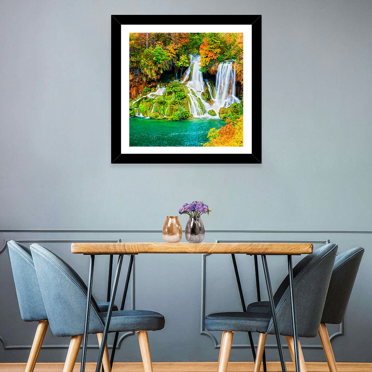 Plitvička Jezera Autumn Falls Wall Art