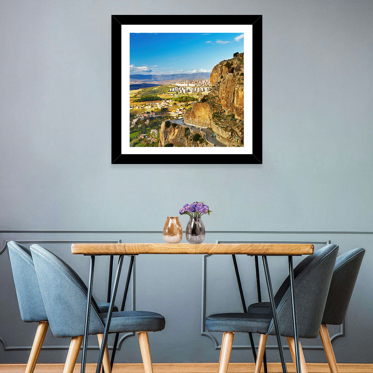 Constantine Cliffside at Golden Hour Wall Art