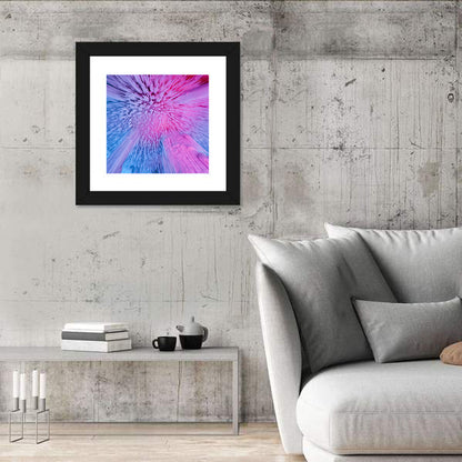 Ethereal Ice Cave Icicles Wall Art