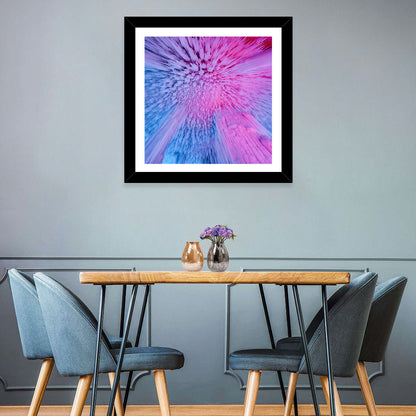 Ethereal Ice Cave Icicles Wall Art