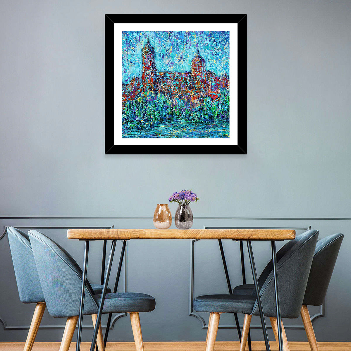 Salamanca Dual Domes Reflection Wall Art