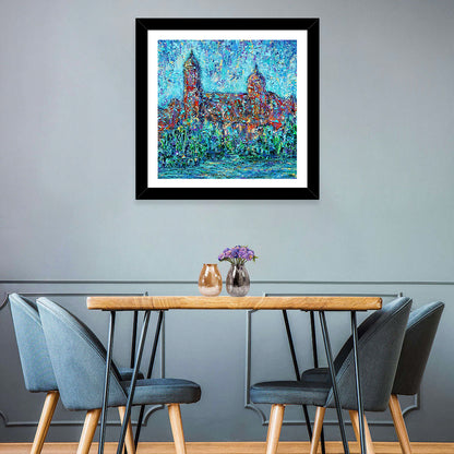 Salamanca Dual Domes Reflection Wall Art