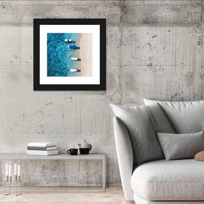 Gili Meno Aerial Seascape Wall Art