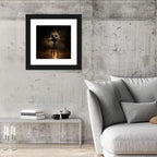 Backlit Vintage Movie Camera Wall Art