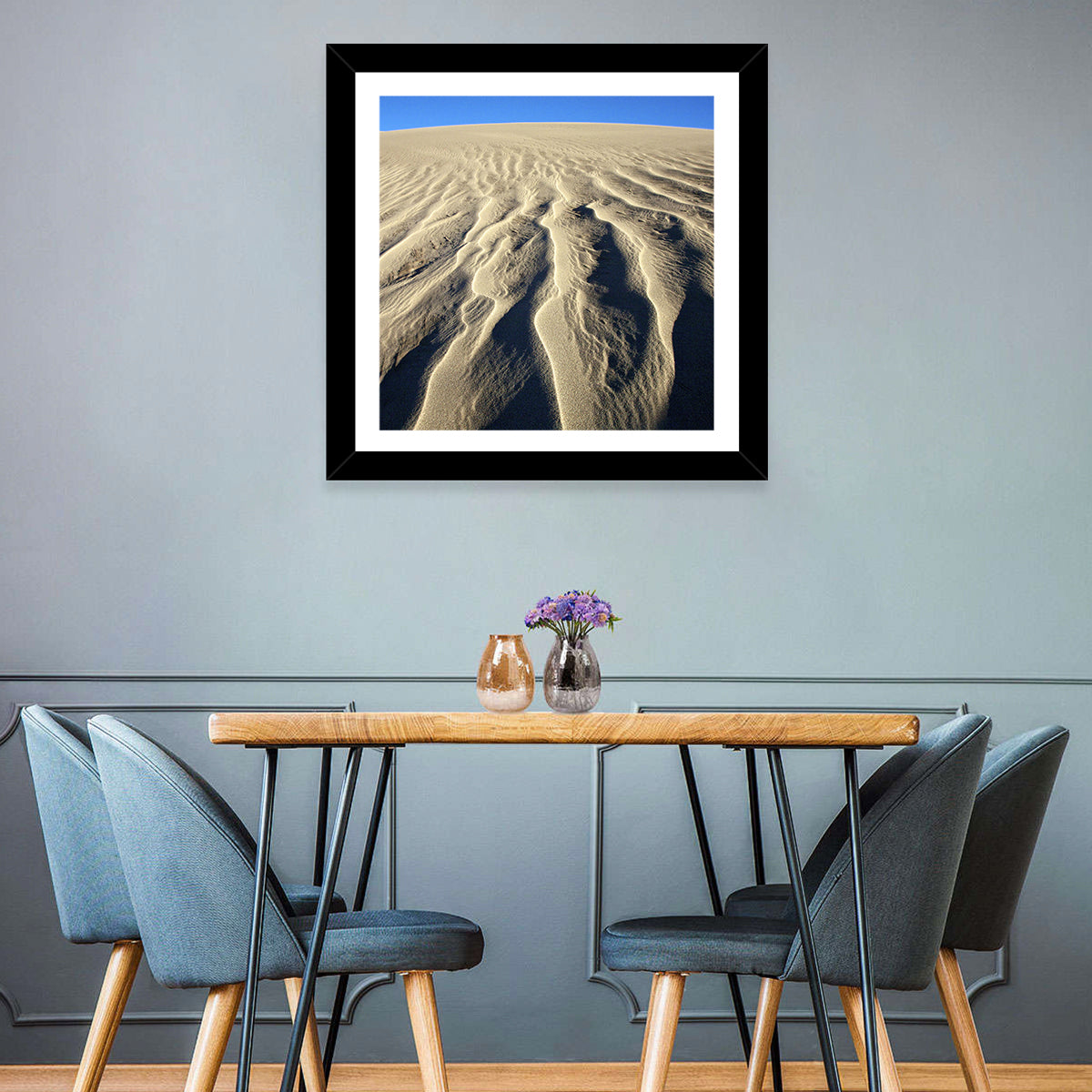 Endless Rippled Sand Dunes Wall Art