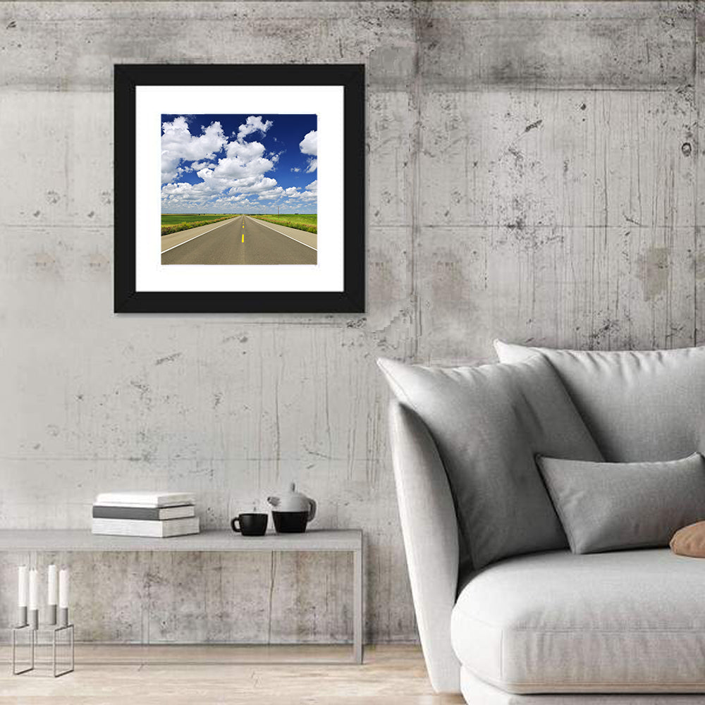 Saskatchewan Prairie Highway Wall Art