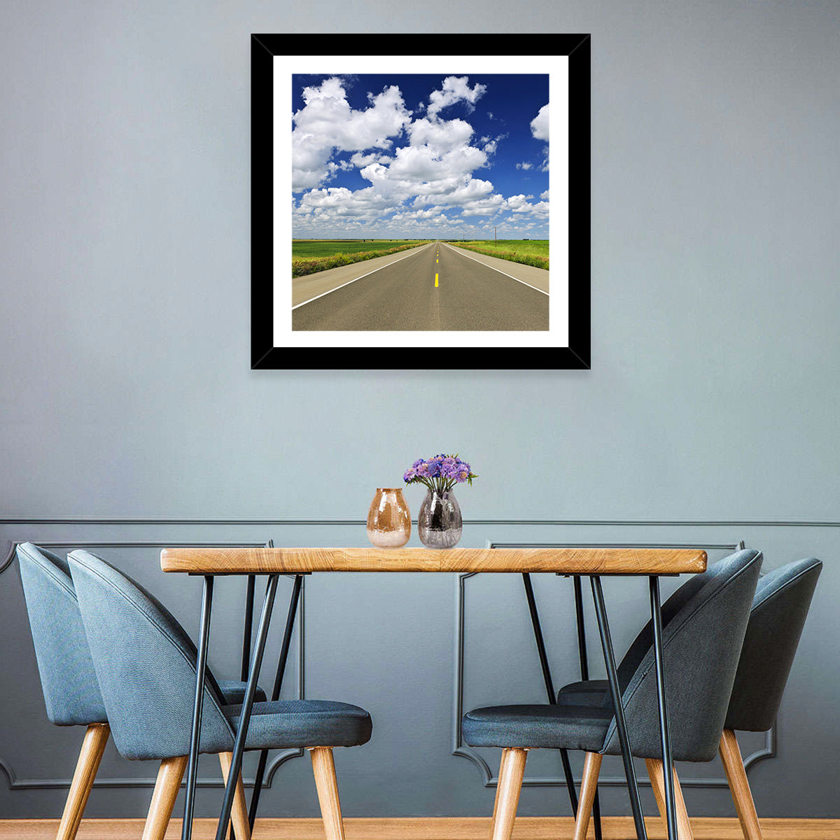 Saskatchewan Prairie Highway Wall Art