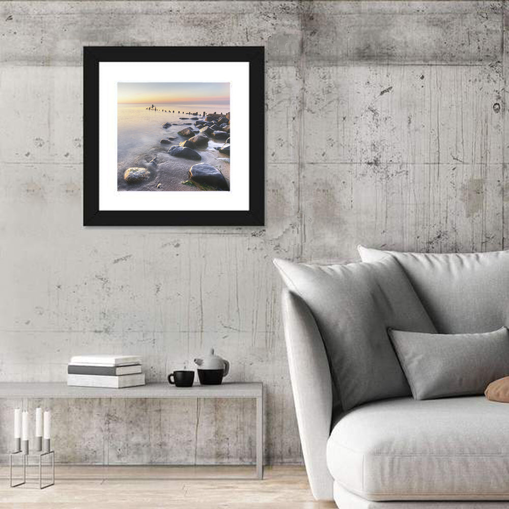 Michigan Shoreline Pilings Wall Art