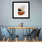 Tropical Stones Palm Leaf Wall Art