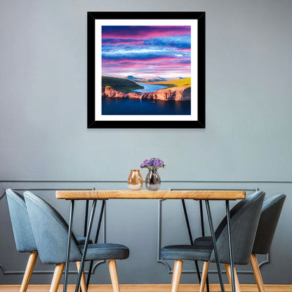Sørvágsvatn Sunset Wall Art