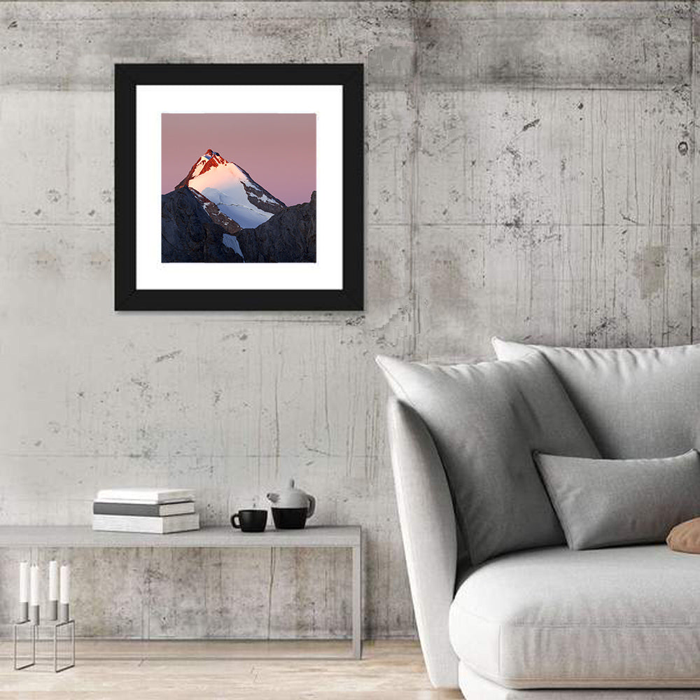 Mount Chimtarga Alpenglow Wall Art