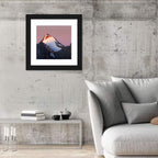 Mount Chimtarga Alpenglow Wall Art