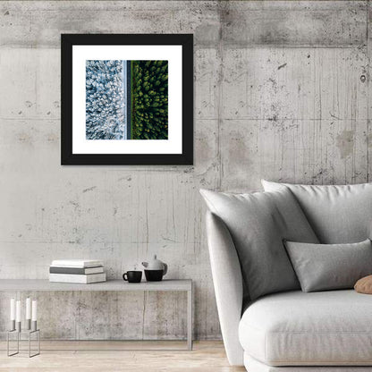 Summer and Winter Forests Wall Art