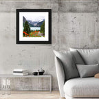Lake Louise Poppies Wall Art