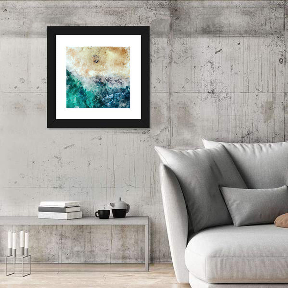 Aerial Beach Abstract Wall Art