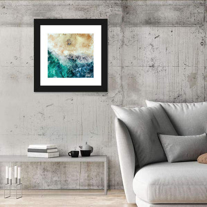 Aerial Beach Abstract Wall Art