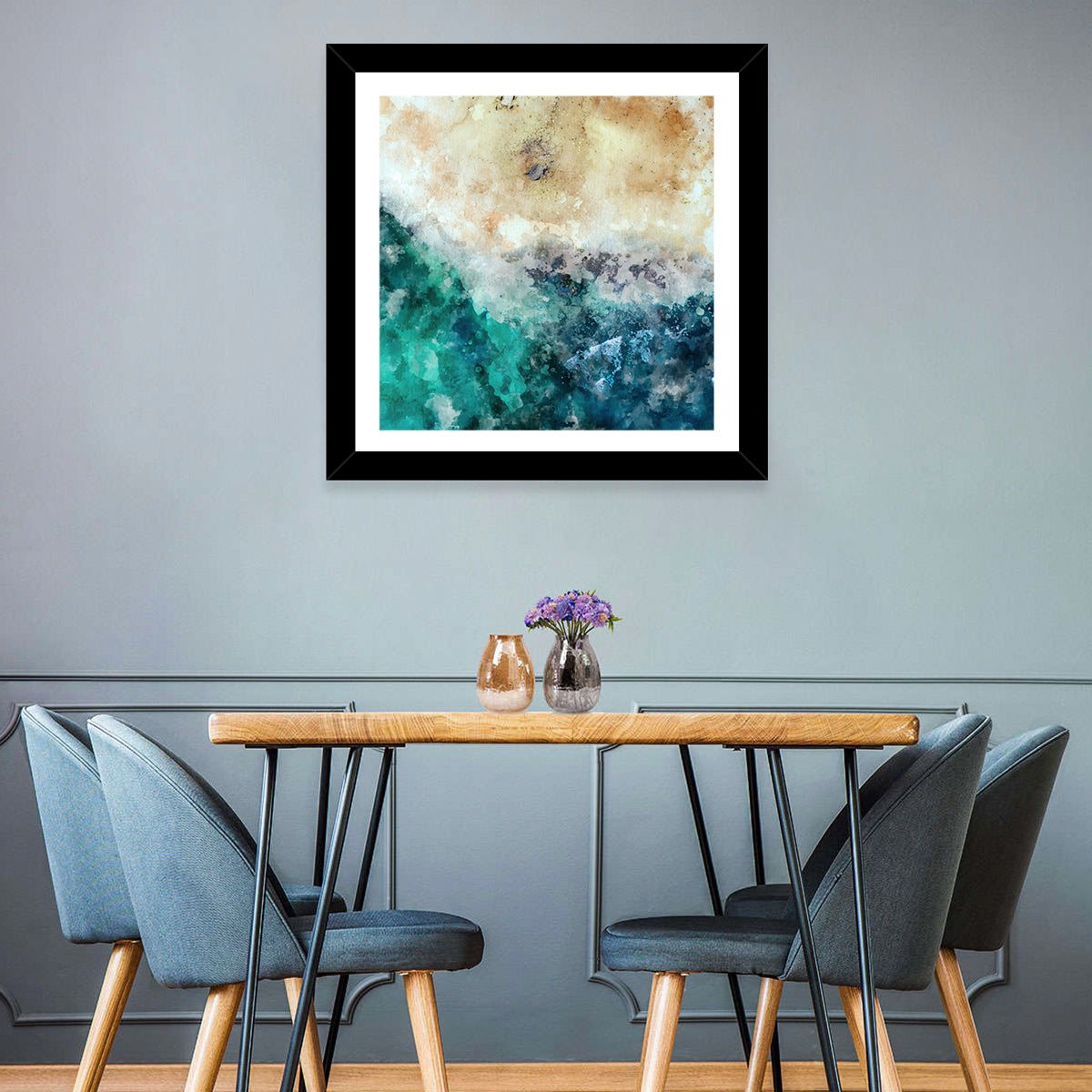 Aerial Beach Abstract Wall Art