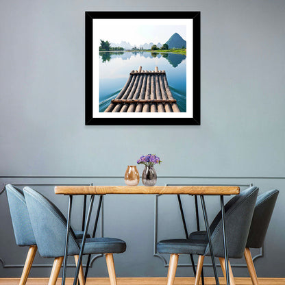 Li River Bamboo Raft, Guilin Wall Art