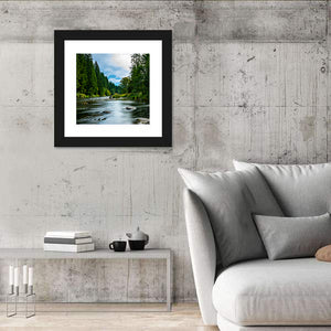 Bavarian Forest River Wall Art