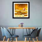 Buddha Hands with Lotus Wall Art