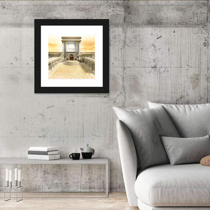 Herodian Temple at Sunset Wall Art