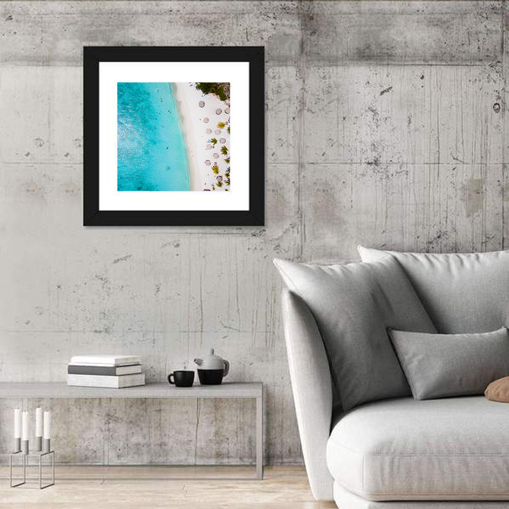 Cas Abou Aerial Shoreline Wall Art