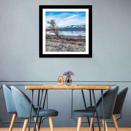 Winter Washoe Lake Morning Wall Art