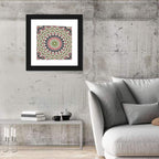 Cherry Mosaic Mandala Wall Art