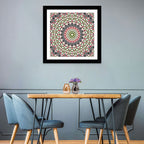 Cherry Mosaic Mandala Wall Art