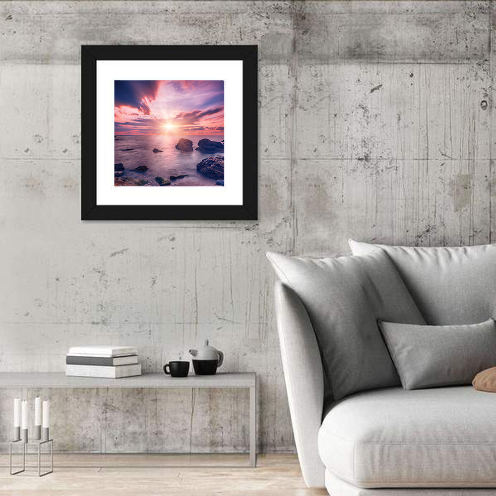 Ethereal Sea Sunrise Wall Art