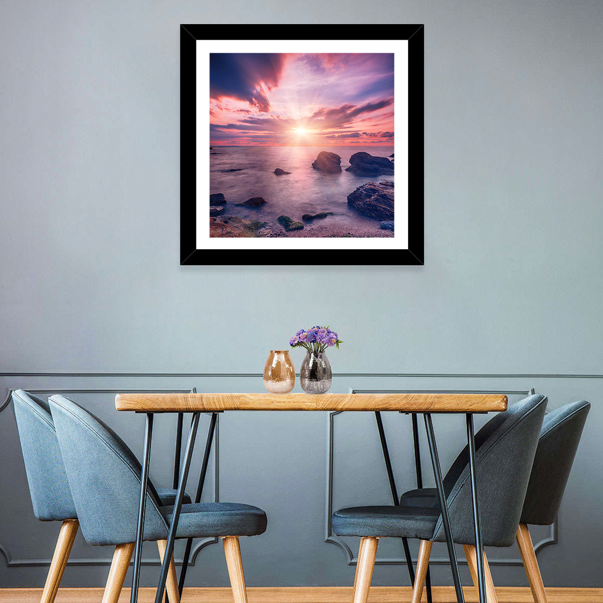 Ethereal Sea Sunrise Wall Art