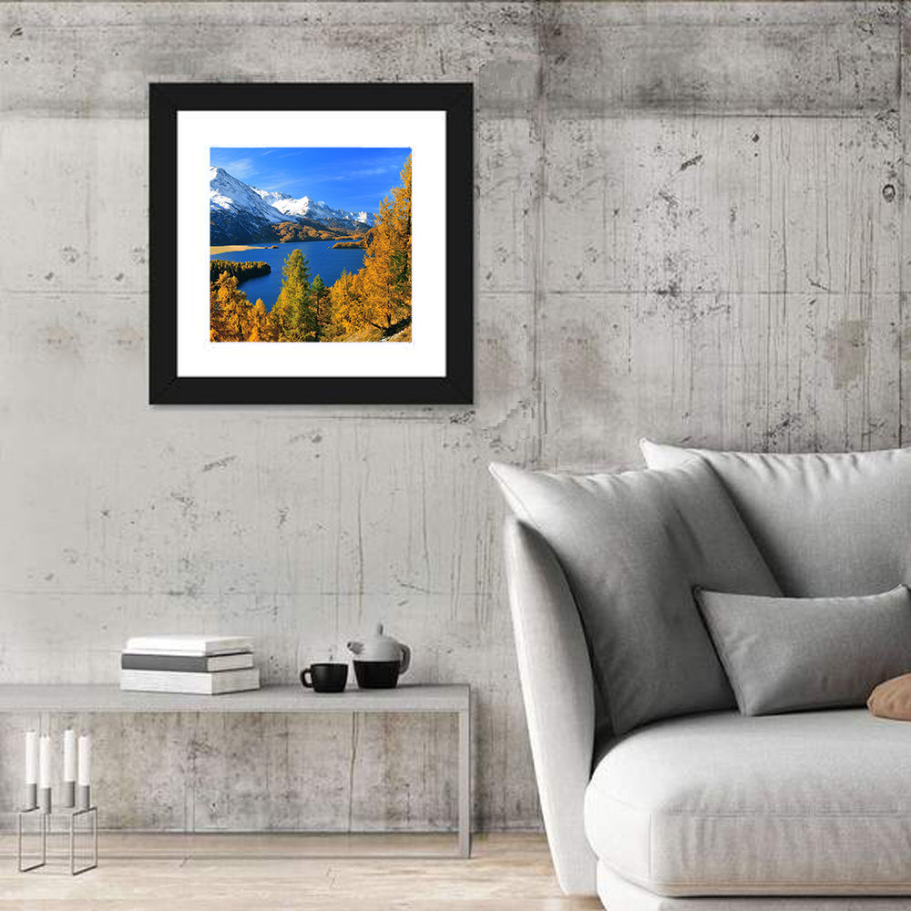 Silsersee Autumn Vista Wall Art