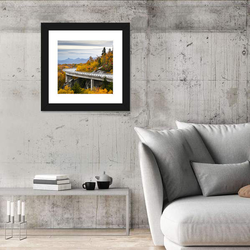 Linn Cove Viaduct at Grandfather Mountain Wall Art