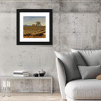 Rustic Provence Lavender Rows at Golden Hour Wall Art