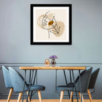 Minimalist Woman Line Portrait Wall Art