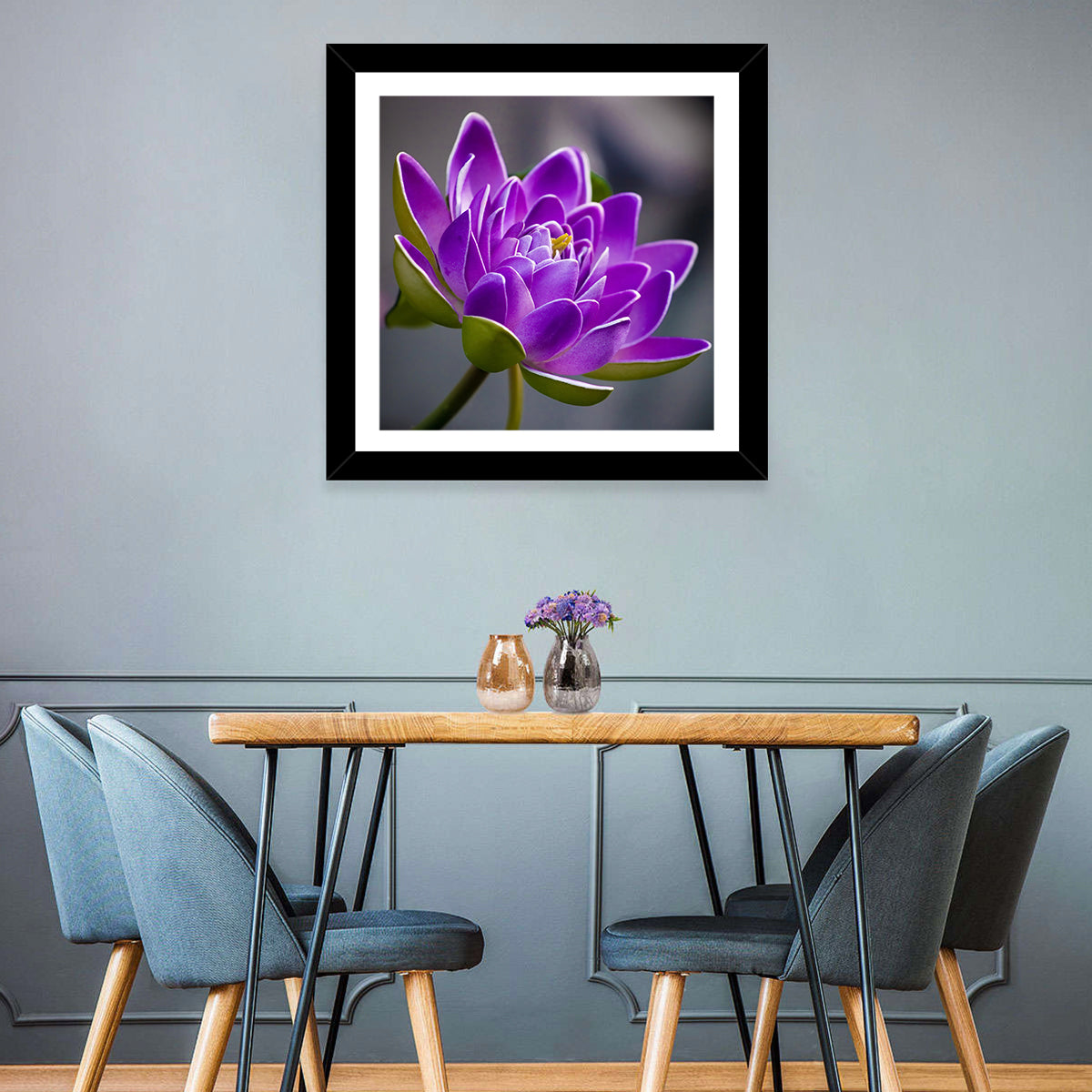Purple Water Lily Close-up Wall Art