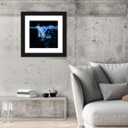 Underwater Bubble Motion Wall Art
