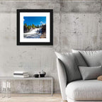 Misty Blue Waterfall Wall Art