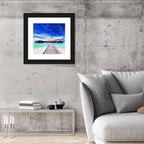 Maldives Overwater Bungalows Wall Art