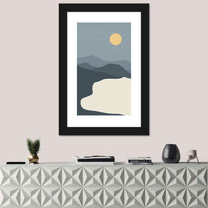 Sandy Mountains Minimalist Wall Art