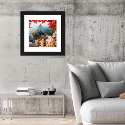 Khao Nor Maple Framed Peak Wall Art