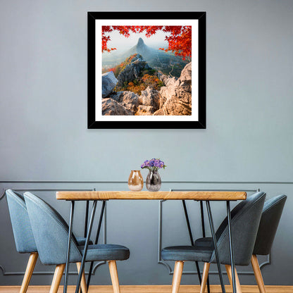Khao Nor Maple Framed Peak Wall Art