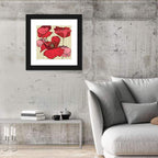 Vintage Poppy Illustration Wall Art