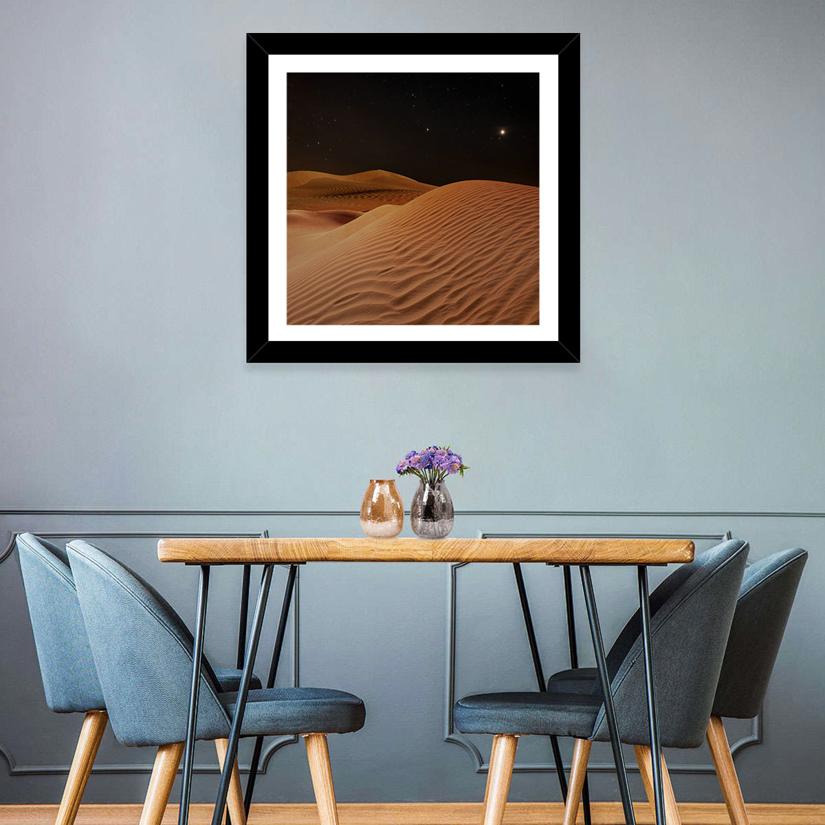 Starry Desert Night Wall Art